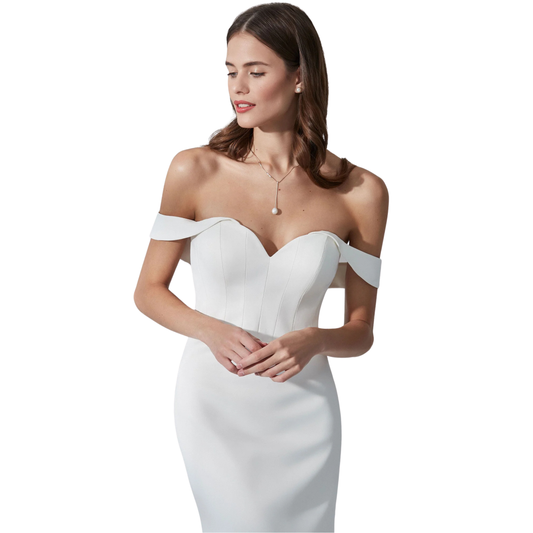 Signature by Justin Alexander Helena Strapless Wedding Gown – Size 12 Sample