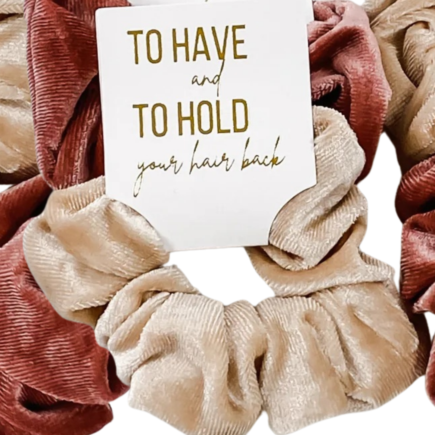VELVET SCRUNCHIES – INDIVIDUAL OR SET OF 5