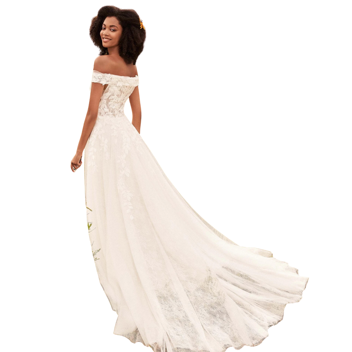 Lillian West 66196 Off-the-Shoulder A-Line – Size 14