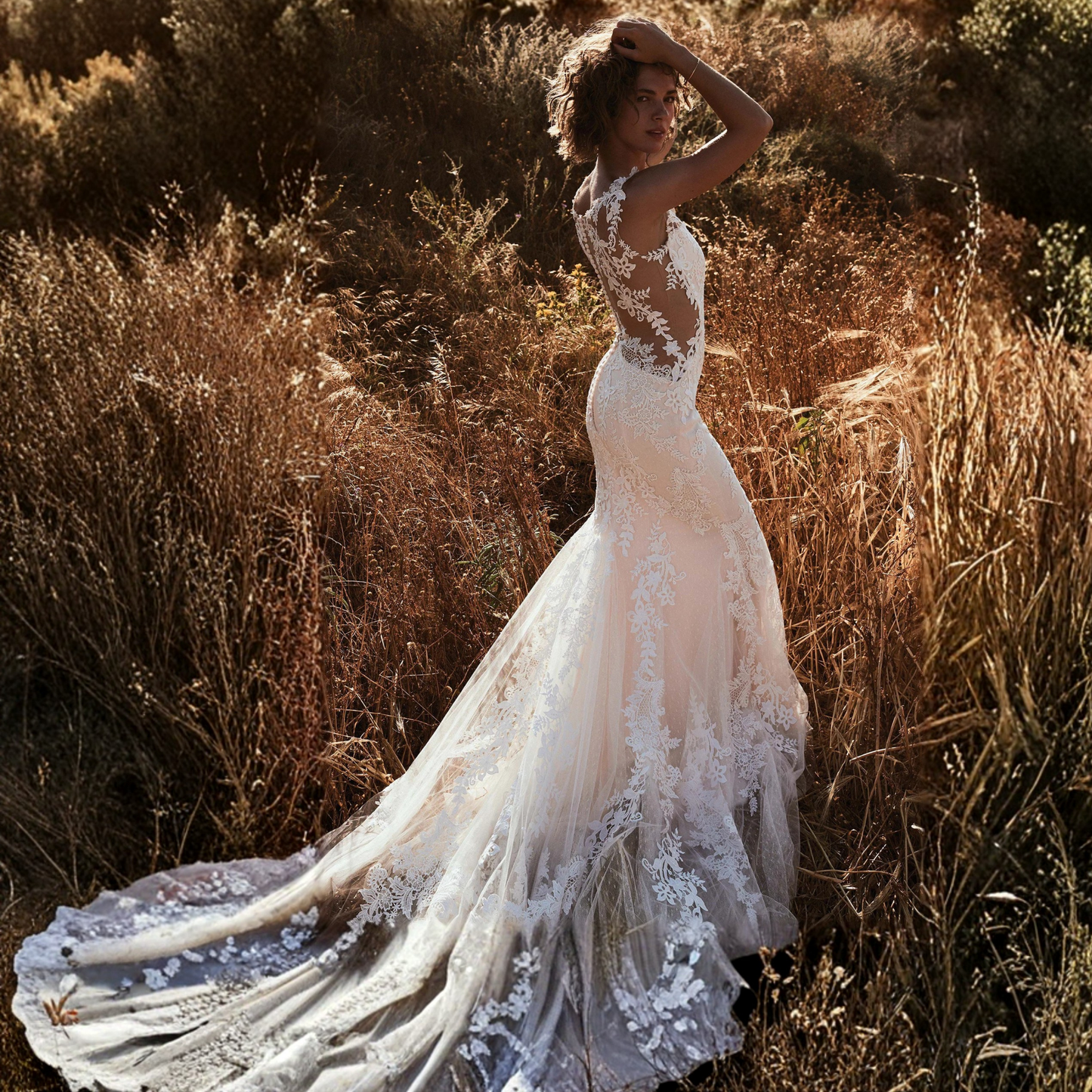 Lillian West 6485 Lace Fit & Flare – Size 12