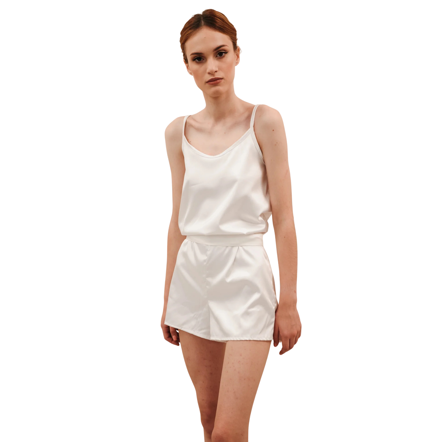 Satin Bridal Romper – Getting Ready Essential