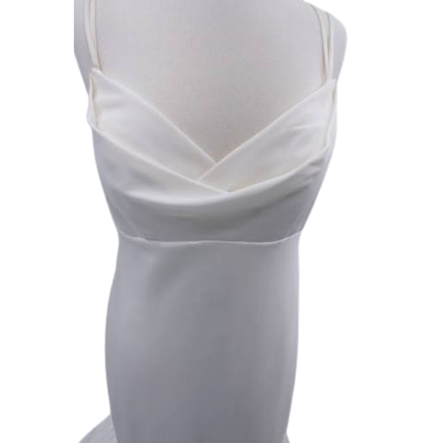 Justin Alexander 55075 – Double-Strap Cowl Neck Minimalist Gown – Size 20