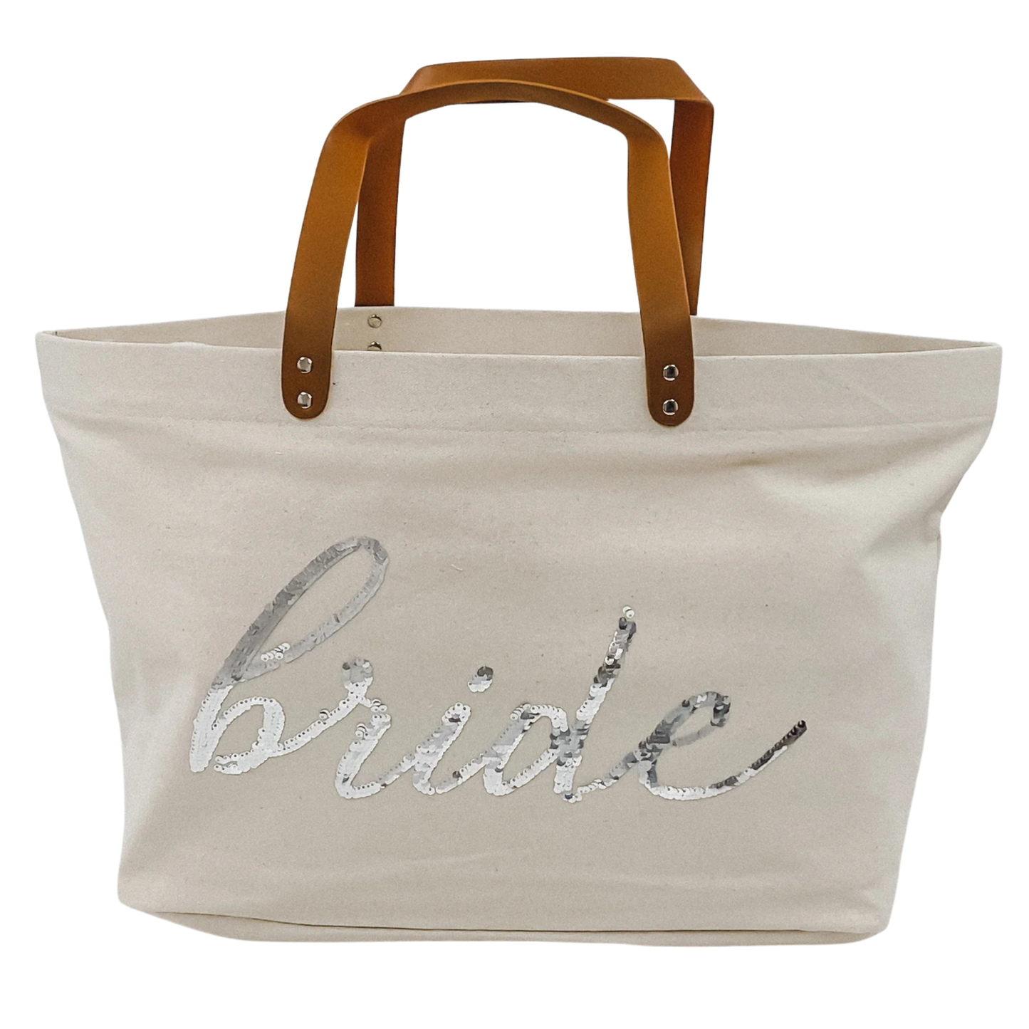 Bride Sequin Weekender Tote