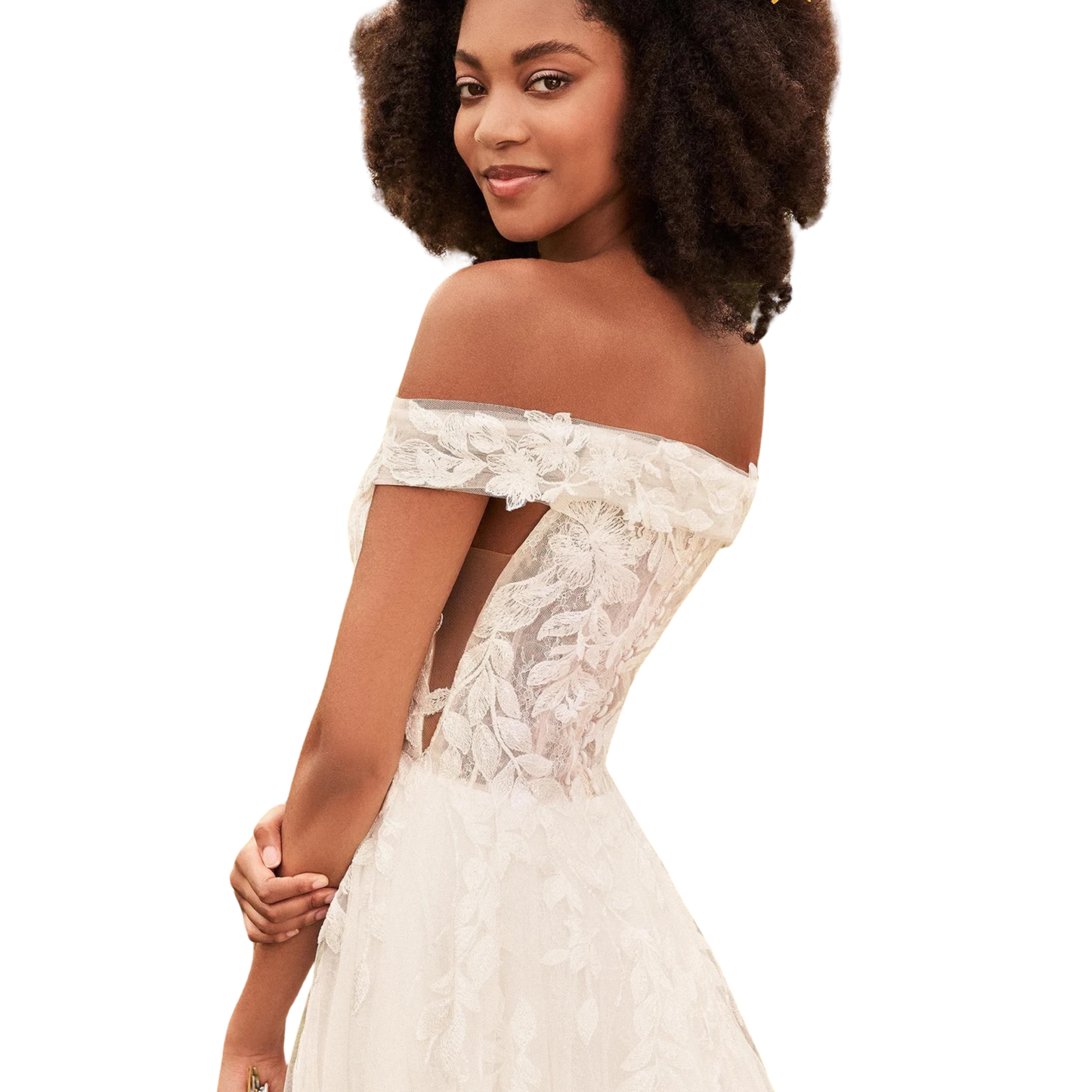 Lillian West 66196 Off-the-Shoulder A-Line – Size 14